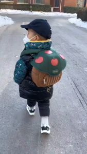 Cartoon Children Backpacks Kids School Bag for Kindergarten Mashroom Baby Travel Bags for Girls Boys Accessories Small Size