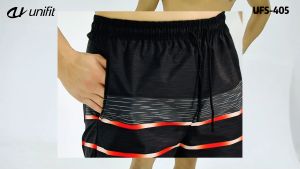 UNIFIT Mens Puff Grid Board Shorts Above The Knee Beach Short Menswear Lingerie Tropical UFS-405