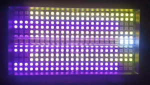 Strobe Light (8 segments) 200W RGB LED Marquee Flashing Stormy Wash Dynamic Lights with DMX512 for Party Wedding Club KTV Events