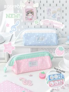 Fashionable Large Opening School Pencil Case Large Capacity