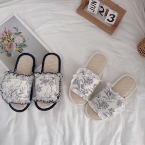 Summer mesh breathable Women slippers diabetes foot shoes Soft bottom anti slip Foot swollen shoes For The Elderly Mom Slippers