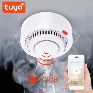 Tuya WiFi Smoke Alarm Smoke Detector Fire Protection Smoke House Combination Fire Alarm Home Security System Firefighters