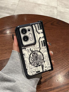 Ultra-Thin Electroplated Full-Coverage Protective Case for OPPO Find N2 Womens High-End Transparent Mechanical Foldable Screen Shell Film