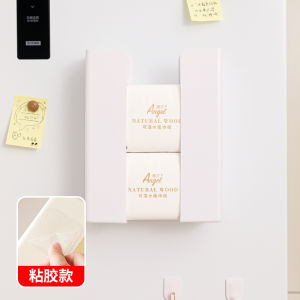 กล่องเก็บกระดาษเช็ดหน้าอกันแม่เหล็ก ติดผนังในครัว กระดาษเช็ดหน้าแบบแยกเป็นชิ้น ชั้นวางของแบบปรับระดับได้