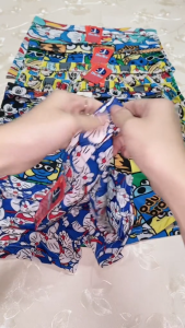 Mua 4 tặng 1  = 5 Quần lót boxer nam loại cạp liền vải Thun lạnh in hình các nhân vật hoạt hình rất độc đáo