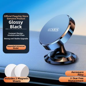 KUWUBIANJING | Magnetic Car Phone Holder Suction Cup Strong Magnet Dashboard Mount