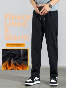 Thickened Fleece Warmth Men Pants