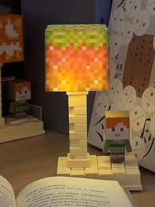 Minecraft Table Decoration Dest Lamp Party Gift Birthday Gift