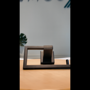 HEMOS BATHROOM FITTINGS SUS 304 WALL MOUNTED PAPER HOLDER PEMEGANG TISU HM-82807 (MATT BLACKSILVER)