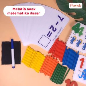 Mainan Edukasi - Flash Card / Mathematics Enlightenment Teaching Aids