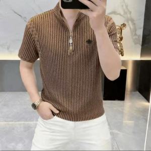 Kawadu | Luxury Vintage Semi-zipper Stand-up Collar Loose T-shirt