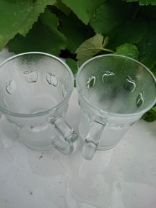 CANGKIR KOPI 6PCS/GELAS KACA/GELAS APEL/GELAS GAGANG /gelas/cangkir/gelas cafe /gelas minum