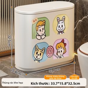 Thùng Lưu Trữ Giấy Vứt Khử Mùi Cho Nhà Vệ Sinh