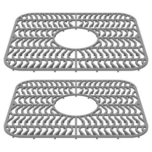1/2 Chiếc Silicone Tấm Lót Bồn Rửa Chống Trượt Phụ Kiện Nhà Bếp Chịu Nhiệt Lưới Bồn Rửa Thảm Thân Thiện Với Môi Trường Phong Cách Hiện Đại Hình Chữ Nhật Bảo Vệ Bồn Rửa