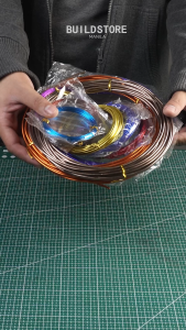 5meters Armature Aluminum Bonsai Wire 1mm 2mm Thickness For DIY Arts & Crafts for Aluminum Ornament Making