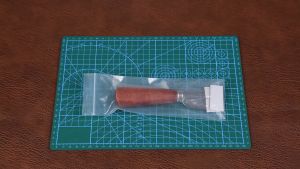 Leather Trimming Knife Leather Carving Tools Shovel 35MM PISAU PAHAT SABUK KERTAS GAGANG KAYU
