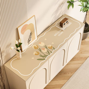 Modern Simple PVC Table Mat Dustproof Protect Pad for Dining Cabinet TV Cabinet Shoe Cabinet Entrance Desktop Dirty Proof Pad