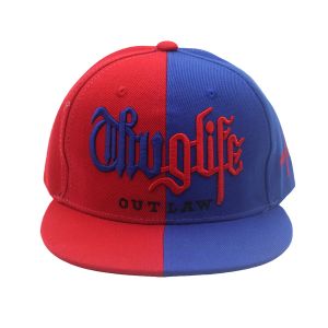 Color Matching Letter Embroidery Flat Edge Baseball Cap European and American Mens and Womens Outdoor Leisure Hip-hop Hat