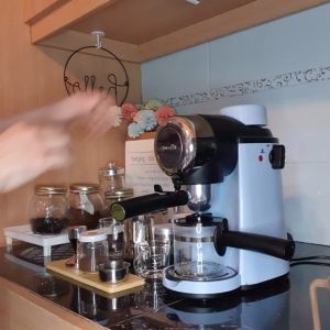 NA - MESIN KOPI BEAR COFFEE MACHINE WITH FOAM MAKER ALAT PEMBUAT KOPI