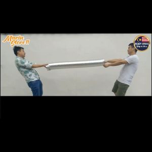Aluminum Foil Tube Hose Pipe Ducting Ventillation Exhaust Fan Kitchen - Lightweight and Durable - Guaranteed No Lost Parcels