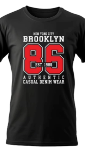 BROOKLYN DESIGN COLLECTIONS [ YALEX RED LABEL ] HIGH QUALITY COTTON PRINTED SHIRT FOR MEN AND WOMEN KIDS AND ADULT