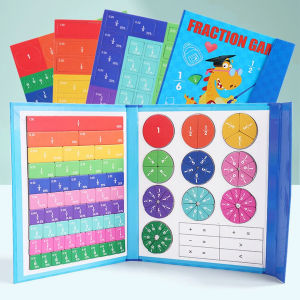 Magnetic Fraction Learning Base Lower Grade Math Nuclear Denominator Operation Cognitive Calculation Mathematics Teaching Tools