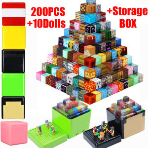 200PCS Magnetic Building Blocks With Storage Box Magnet Set Bricks STEM Construction DIY Educational Toys For Kids Birthday Gift