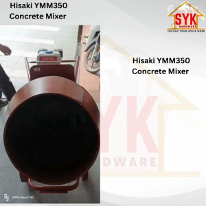 SYK Hisaki YMM350 Concrete Mixer 7hp 4 Stroke Gasoline Cement Mixer Construction Tools Mesin Bancuh Simen