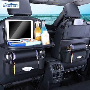 Car seat storage bag leather material Car multi-function storage bag Car seat back folding storage bag
