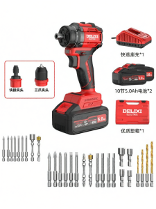 DELIXI Electric | Brushless Lithium Battery Powered Multi-Function Drill