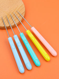 Colorful Handmade Shoe Repairing Needle Fabric Leather Punching Drill Shoe Lining Hook Needle Sewing Tools Home DIY Crafts