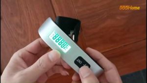 [SG] Electronic Digital Luggage Scale – 50KG Hanging Scale for Suitcases Travel and Portable Use