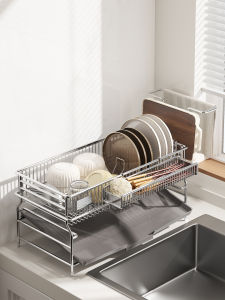 Removable Drying Storage Kitchen Sink Organizer