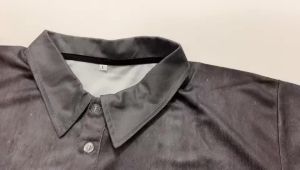 Quần Áo Tập Luyện Trọng Tài Bóng Đá Mẫu Mới 2023 Áo Polo Thăng Hoa Áo Thun In Ve Áo Kỹ Thuật Số 3D Nhà Xưởng Tùy Chỉnh