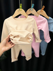 Kids Dralon Basic Thermal Underwear Suit Baby Long Johns Top & Bottom Boy Girl Baby Infant Autumn and Winter