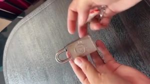 OKDA Magnetic Hanging Lock Anti -theft Lock Anti -Rust -Anti -Lock No Key Hole Lock