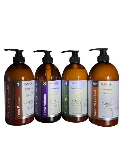 Korea Argan Oil 1000 ml Shampoo/Conditioner Salon Nutri silk