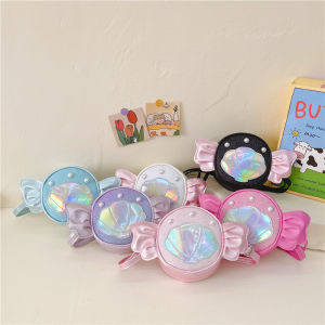 K-style Kids Bag Girls Crossbody Bag Fashion Princess Baby Girl Cute Little Wing Sequin Single-Shoulder Bag