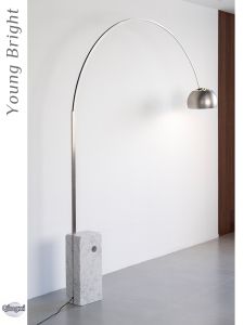 Elegant French Designer Marble Floor Lamp
