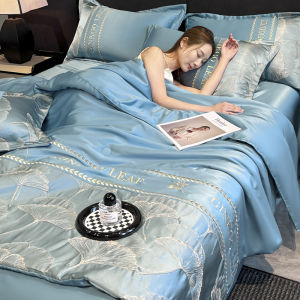 MINGSHA | Washable Silk Thin Cool Comfort Four-Piece Set