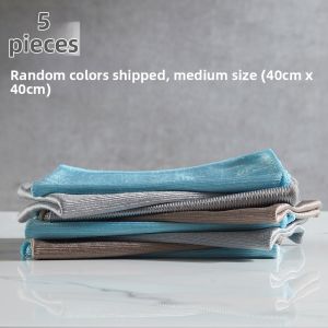 BEAR FAMILY | Color Coded Water Absorbent Non Linting Thickened Sectional Cleaning Cloths