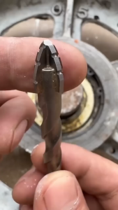 Mata Bor Multifungsi Four Edge Sawtooth 6-12mm Set 4pcs Besi Granit Beton Drill Bits Hex Shank INU100