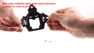 Booiu Mũ bảo hiểm chiến thuật nvg núi Adapter với móc dây VAS tấm vải liệm Hợp kim nhôm Mũ bảo hiểm Phụ kiện khung cho mũ bảo hiểm Fast