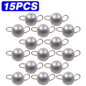 LAKBAT Fishing Weight Sinker Jig Head 2g 4g 6g 8g 10g 14g 16g 18g Round Ball Swivel Hook Deep Water Rock Fishing Lure Tackle