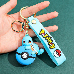 Authentic Pokémon Pokémon Players Pikachu PSYDUCK BULBASAUR SQUIRTLE Doll Keychain Accessories Childrens Toy Birthday Gift