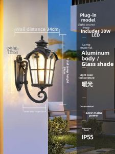MARTINI | Waterproof Solar Outdoor Wall Light