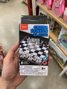 MINISO Chess Magnet Mainan Catur Board Game Portable Size 14x125x1cm / Mini Chess