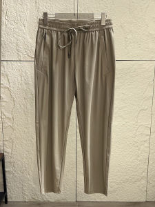 Lightweight Breathable Mens Summer Casual Pants Quick Dry Straight Leg Smooth Comfortable Replacement Style Ice Cool Moisture Absorbent