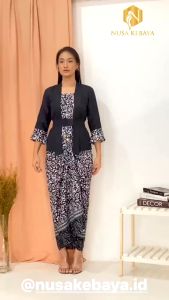 Nusa Kebaya Setelan Kebaya Kutubaru Kombinasi Batik Kebaya Elnira Kebaya Kutubaru Baloteli Termurah