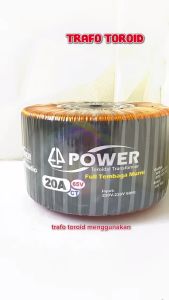 Trafo Toroid 20A CT 65V 55V Full Tembaga MURNI Hellenic Jerman Tipe TINGGI